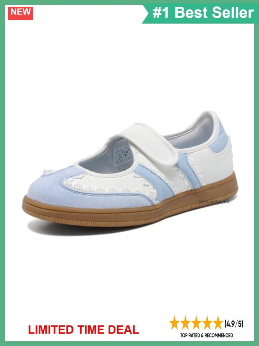 Lace Mary Jane Sneakers Slip-On Comfort Flats Walking Shoes